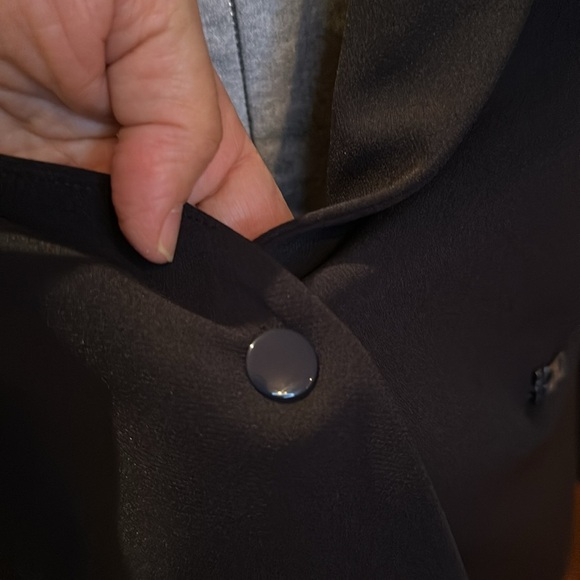 Veronica Beard Iconic Scuba Dickey Jacket in Navy with Grey Dickey Sz18 - Picture 7 of 15